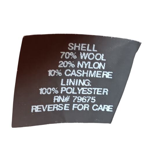 Anne Klein Red Wool Cashmere Blend Coat Women’s Size 16 Lined Winter - Picture 14 of 16